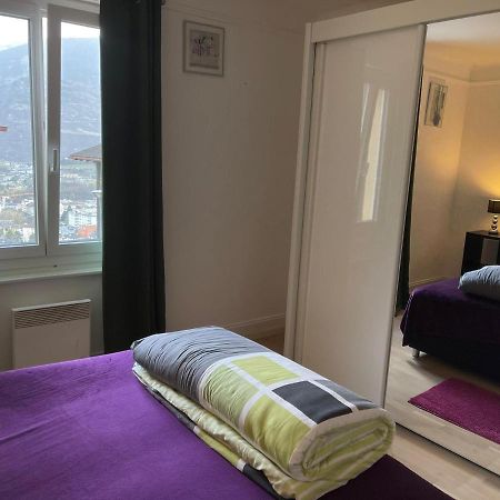 schone wohnung in sierre Exterior foto